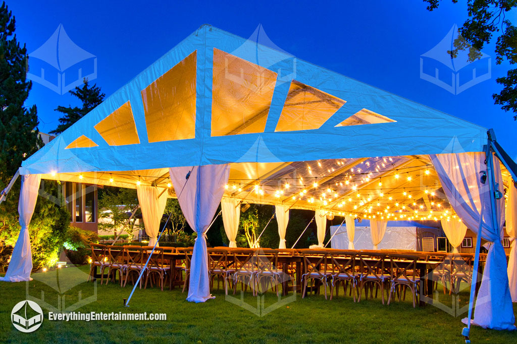 Café String Tent Lighting  Rent Decorative Wedding Tent Lights